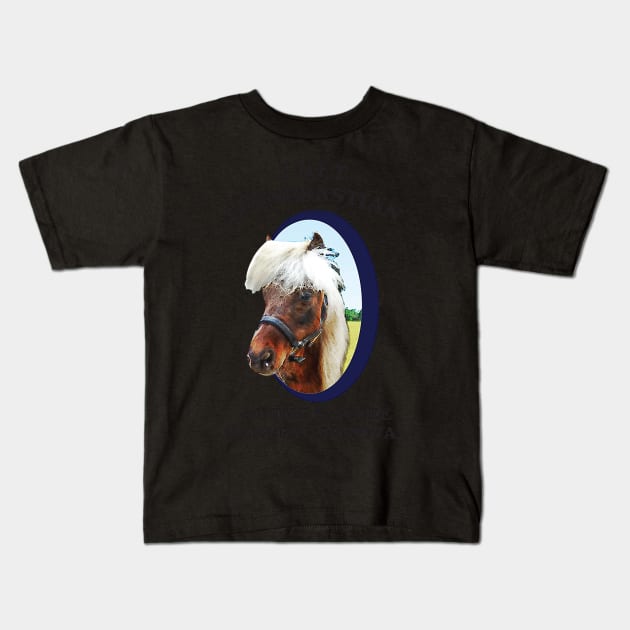 Lil Sebastian - Parks and Recreation Kids T-Shirt by GlassbyDebbie